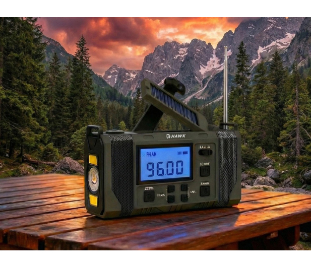 Hawk R20 HWRDI420GN 10000 mAh Bluetooth latarka SOS usb-c - 1588953 - zdjęcie 2